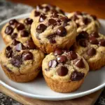 Reese’s Peanut Butter Chocolate Chip Cookie Bites fresh out of the oven