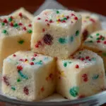 Delicious shortbread cookie bites on a plate, perfect for sharing