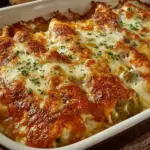 Delicious supreme sour cream chicken enchiladas served on a plate