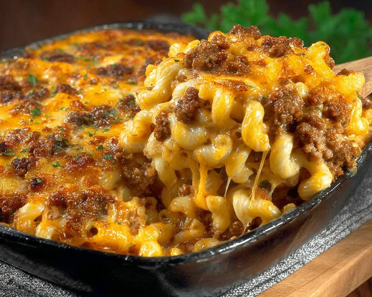 Cheesy Hamburger Casserole