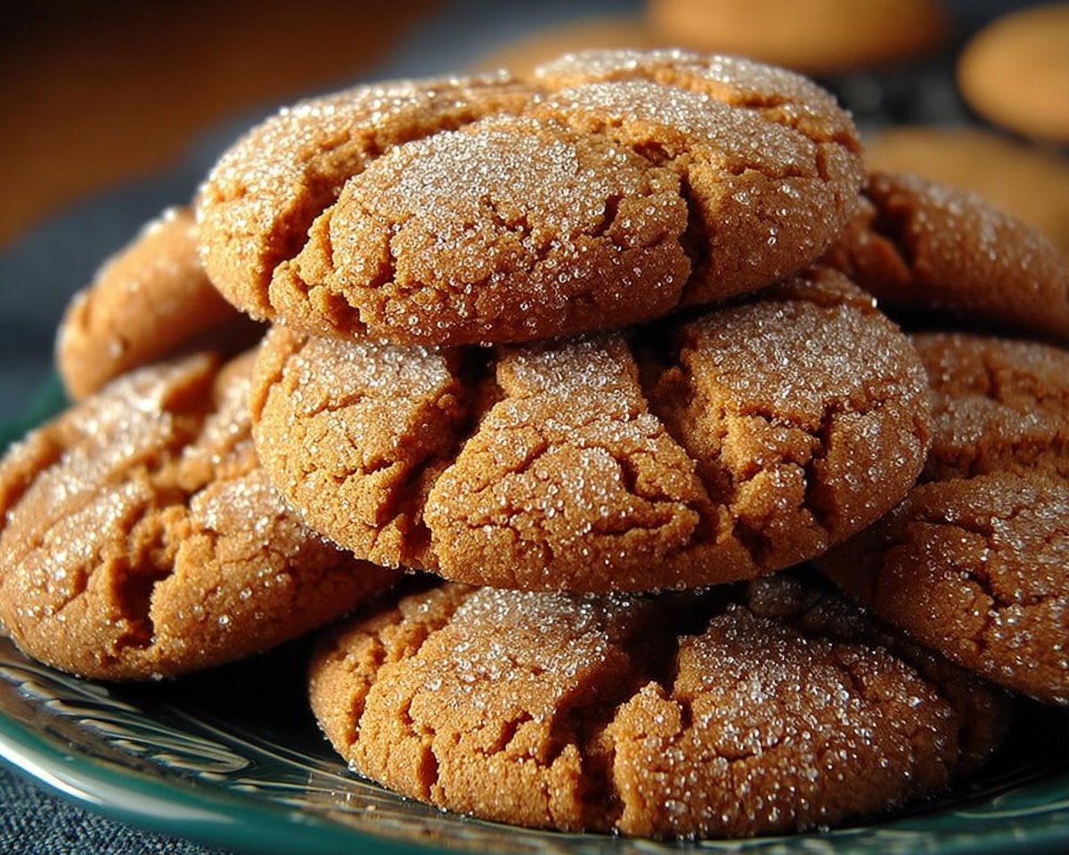 Big Soft Ginger Cookies