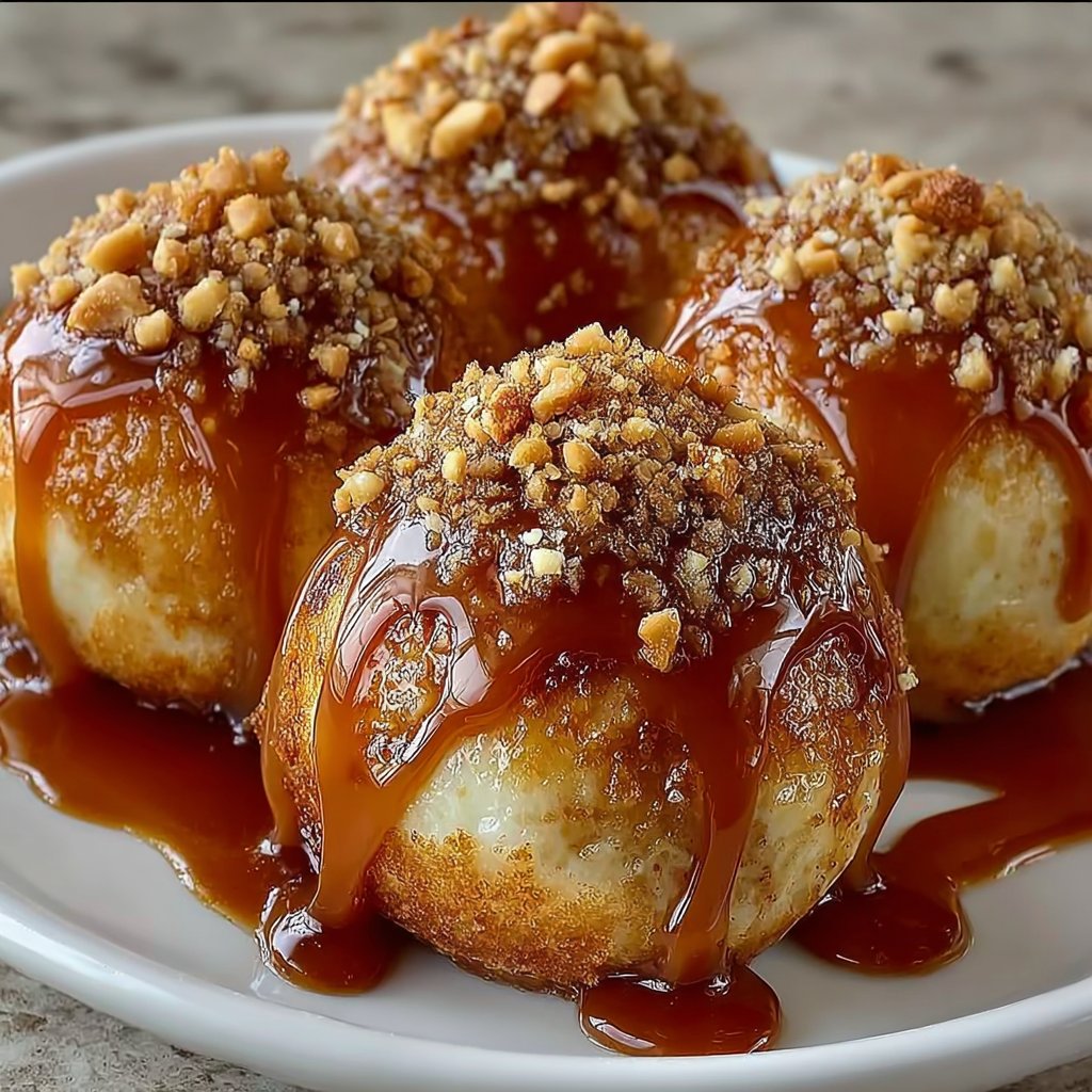 Apple Caramel Bombs