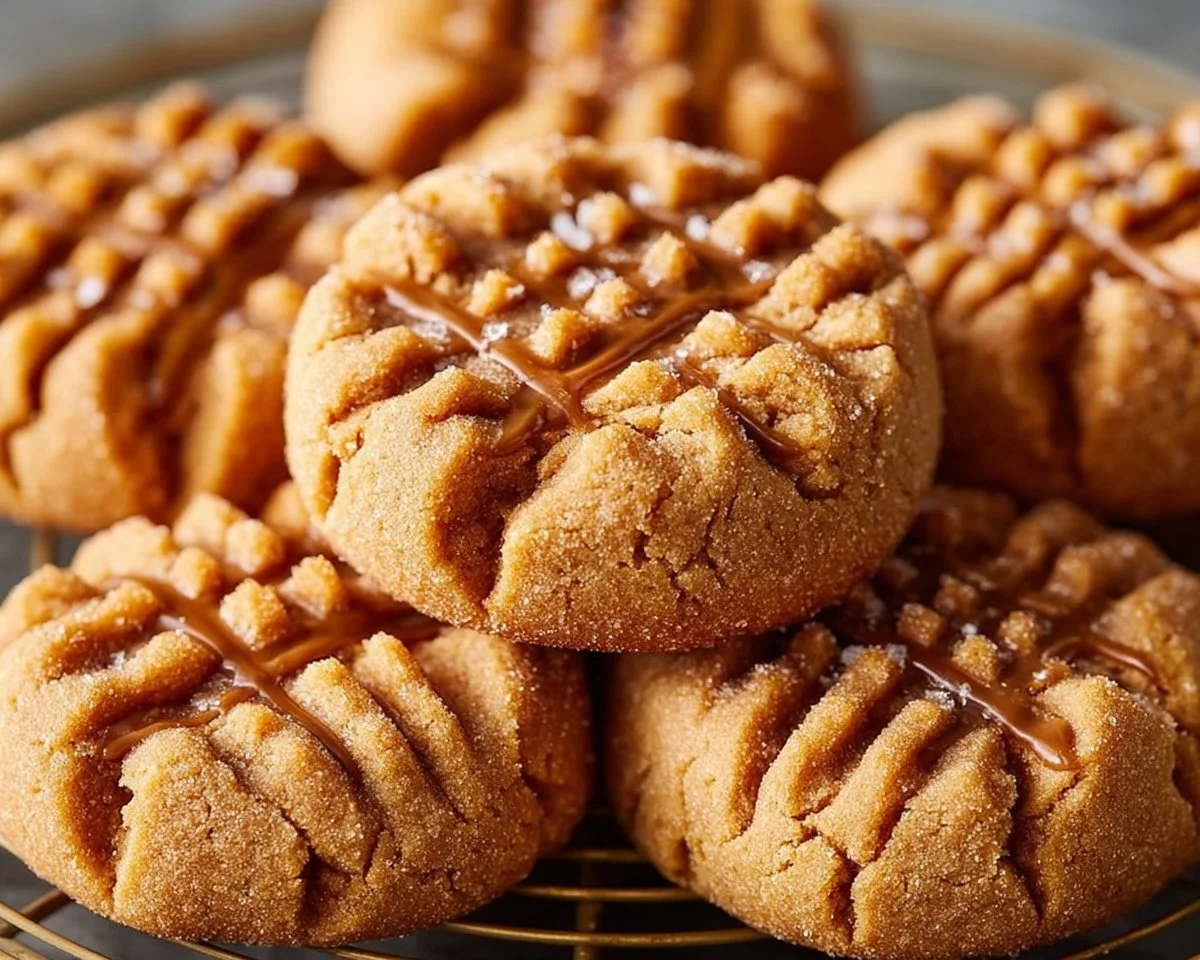 Air Fryer Peanut Butter Cookies