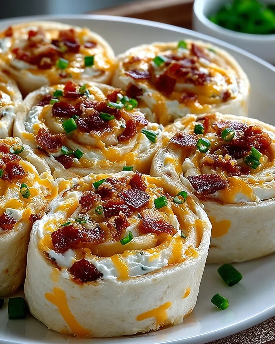 Bacon Cheddar Ranch Pinwheels