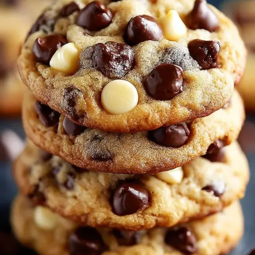 Delicious banana bread chocolate chip cookies on a baking tray
