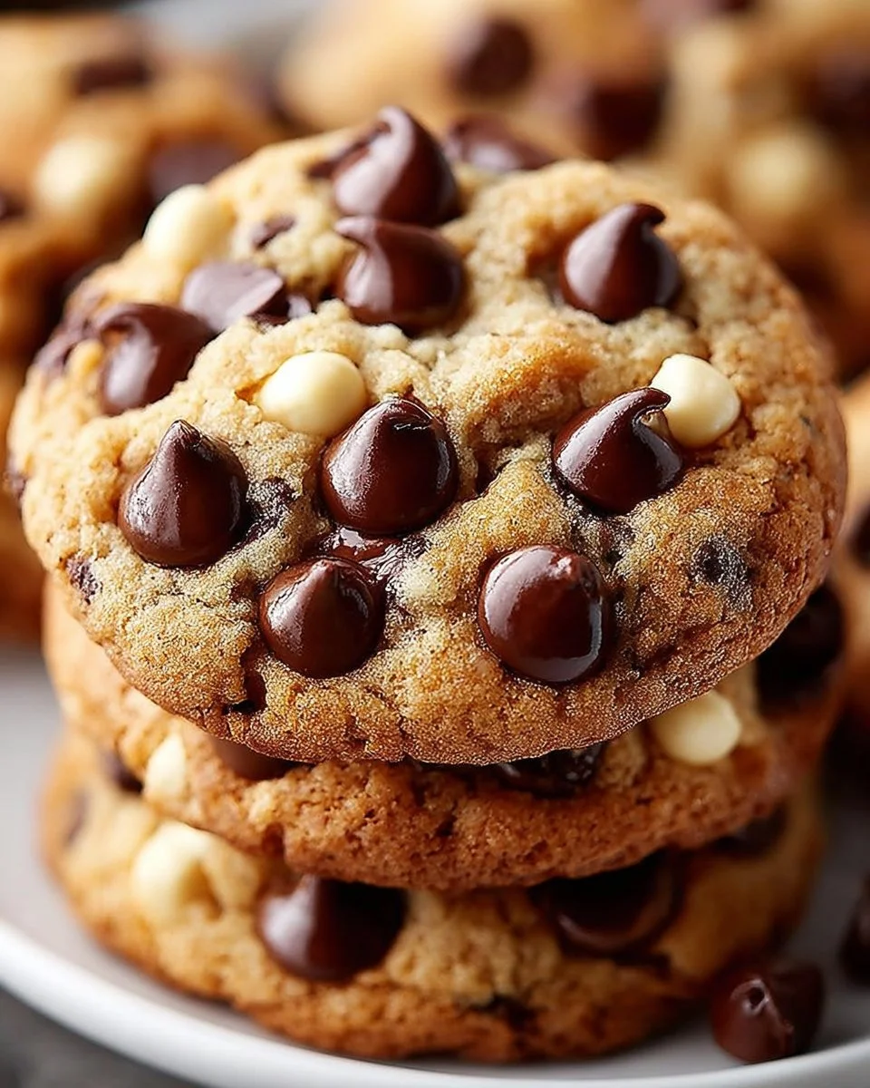 Banana Bread Chocolate Chip Cookies