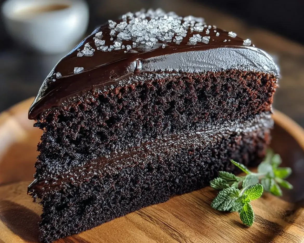 Delicious Black Velvet Cake slice with rich frosting and decorative toppings