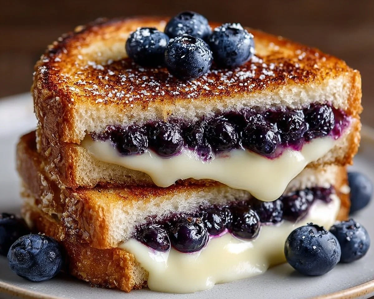 Blueberry Grilled Cheese Sandwich