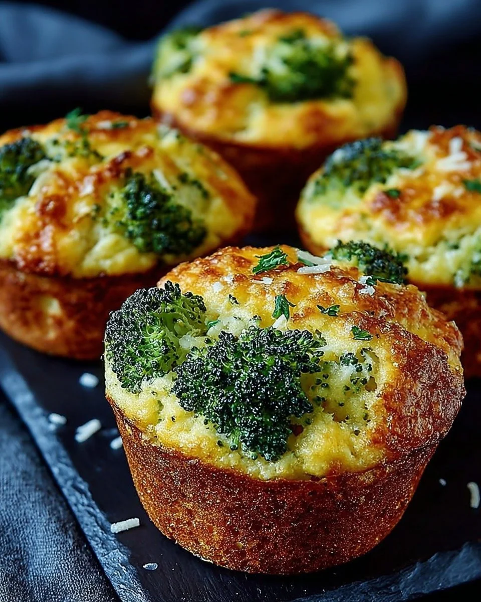 Broccoli Cheddar Muffins