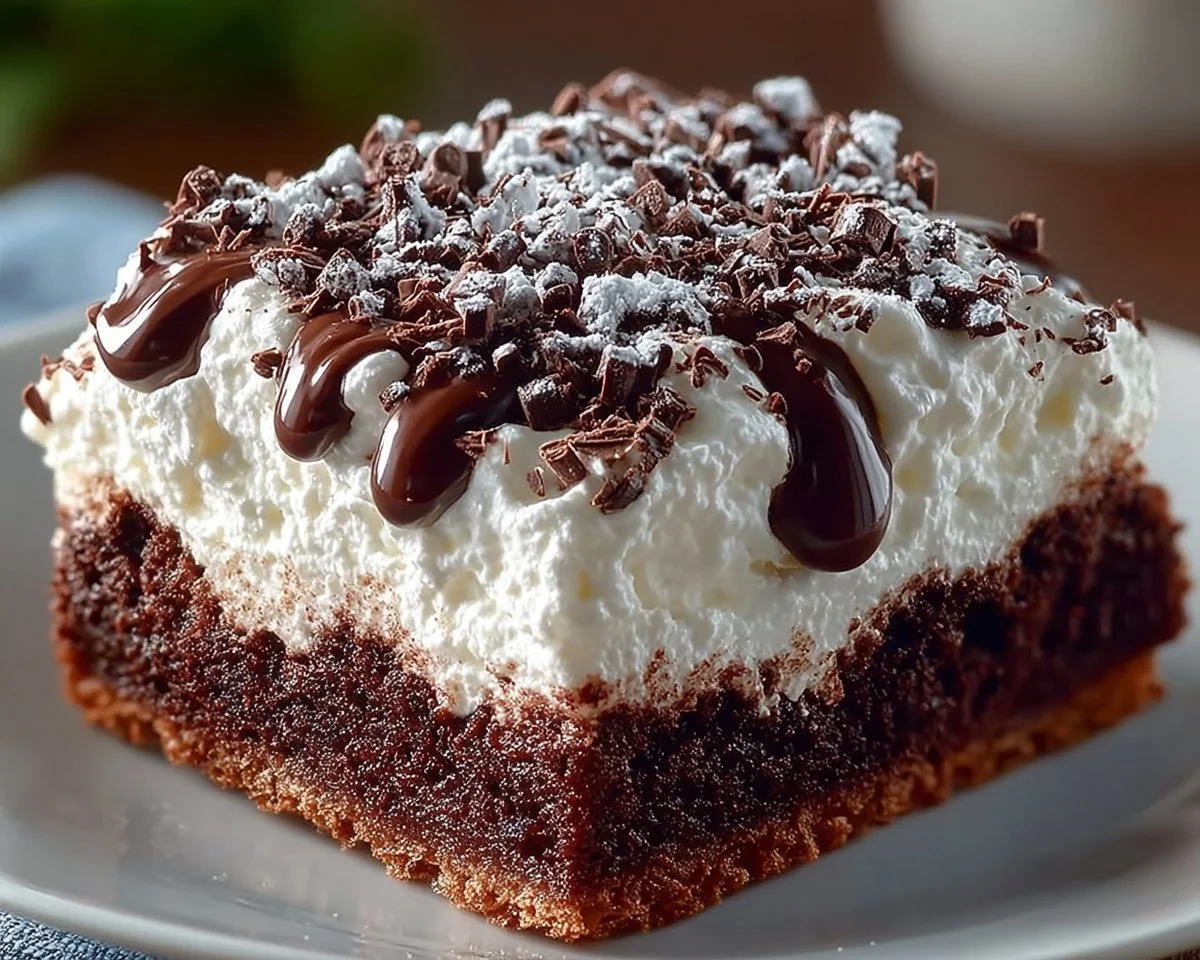 Brownie Refrigerator Cake