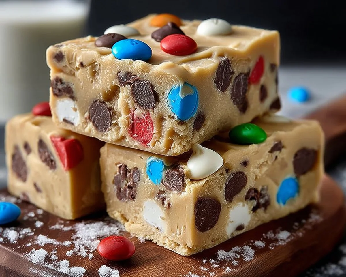 Chocolate Chip Cookie Dough Fudge