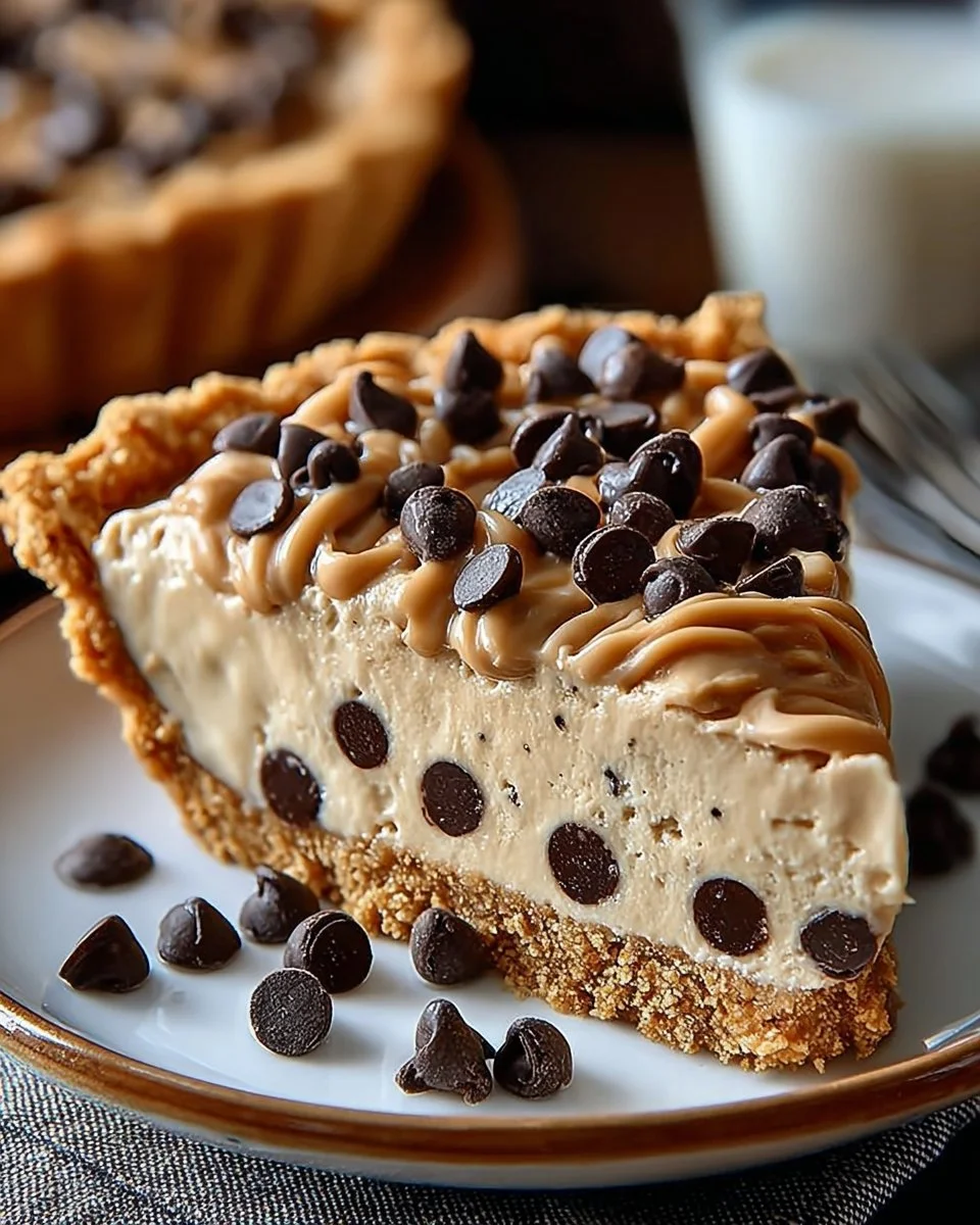 Chocolate Chip Cookie Dough Pie