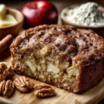 Delicious Cinnamon Apple Cake featuring spiced apples and a rich cake texture