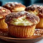 Delicious Cinnamon Sugar French Toast Muffins baked to golden perfection.