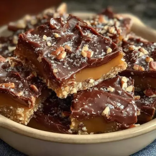 Delicious homemade classic toffee with a rich golden color and crunchy texture