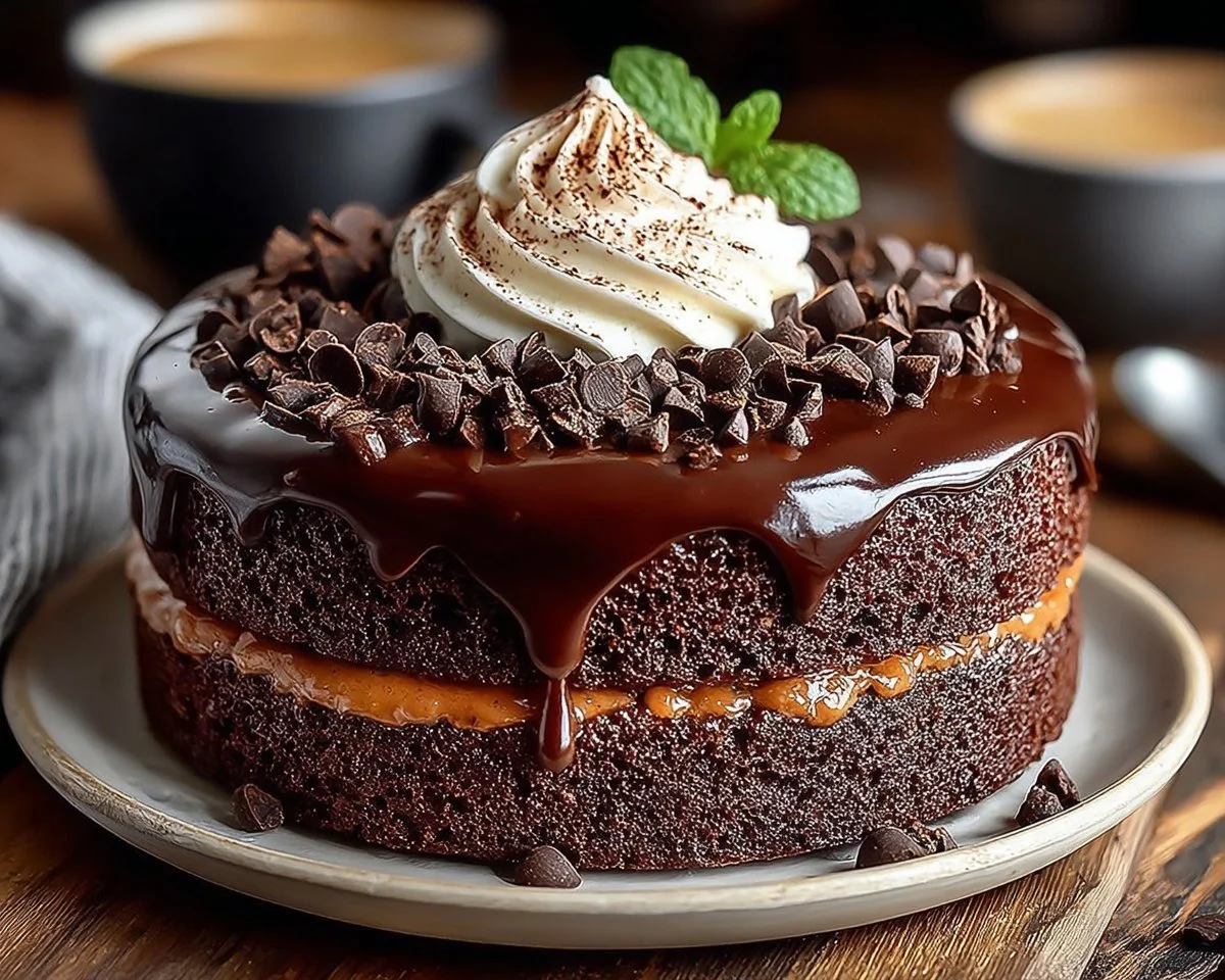 Coffee and Chocolate Sponge Cake