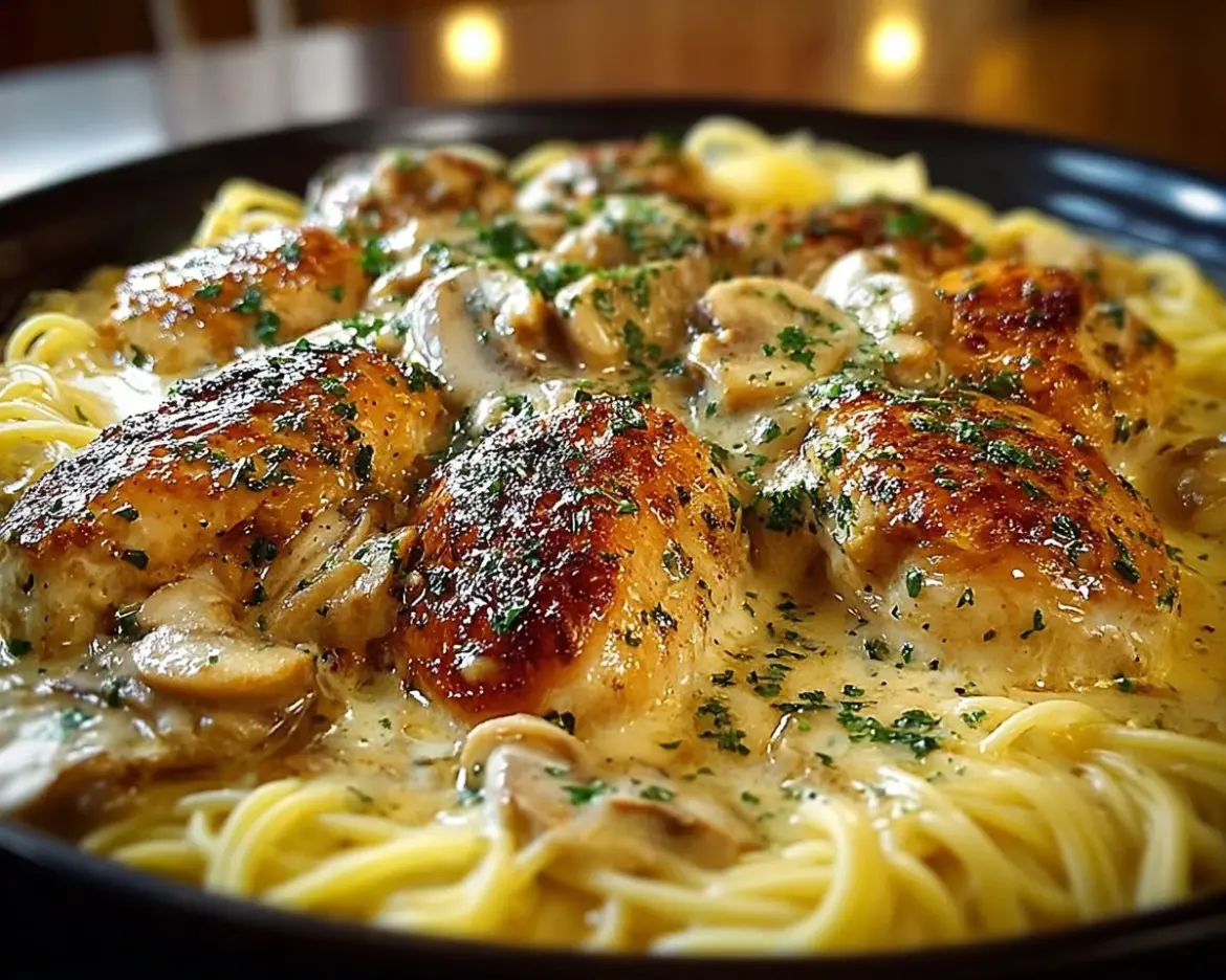 Delicious Crockpot Angel Chicken served with vegetables on a plate.