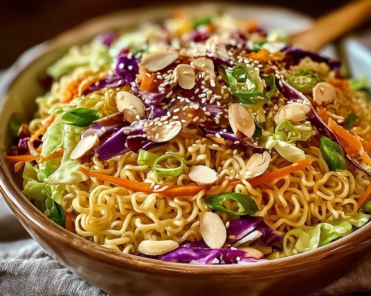 Crunchy Asian Ramen Noodle Salad
