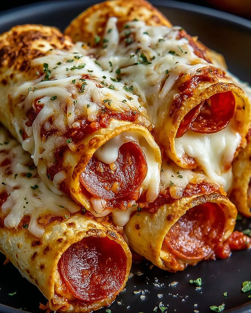 Easy Air Fryer Pizza Roll Ups