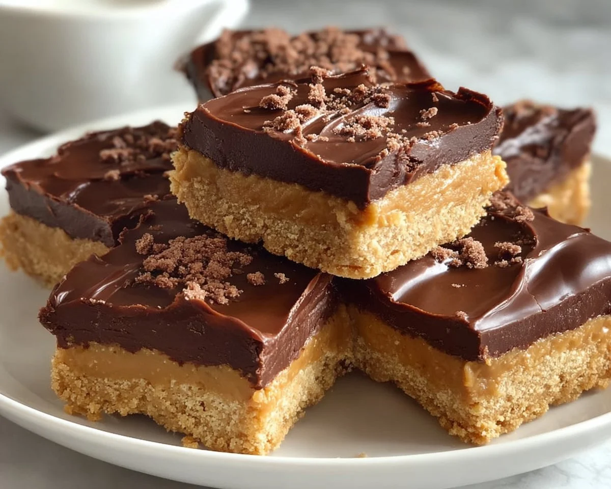 Easy No Bake Peanut Butter Bars