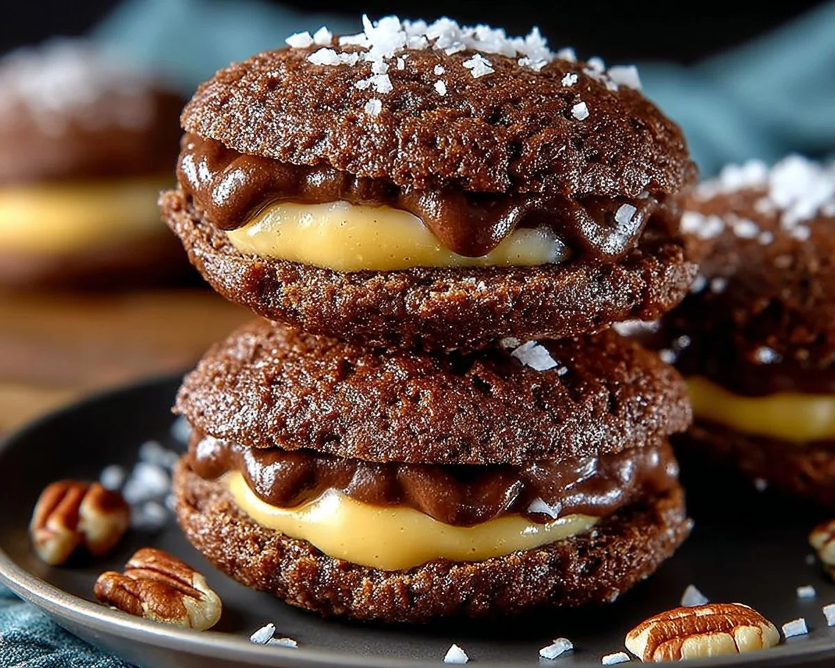 German Chocolate Whoopie Pies