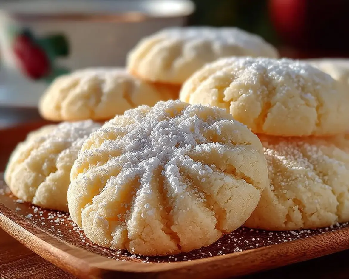 Delicious Grandma's Irish sugar cookies on a festive plate
