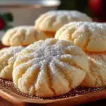 Delicious Grandma's Irish sugar cookies on a festive plate