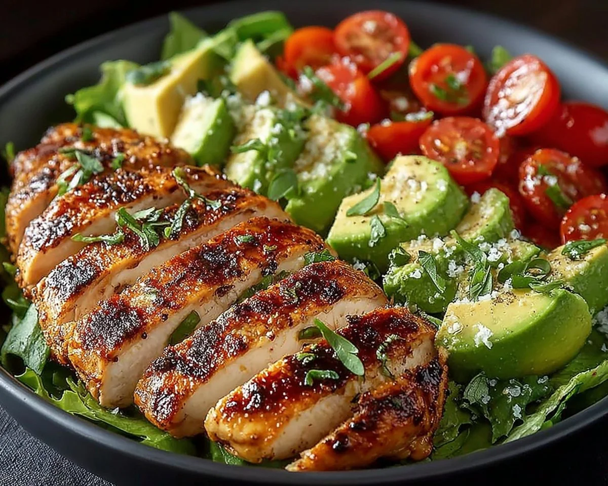 Grilled Chicken Avocado Salad