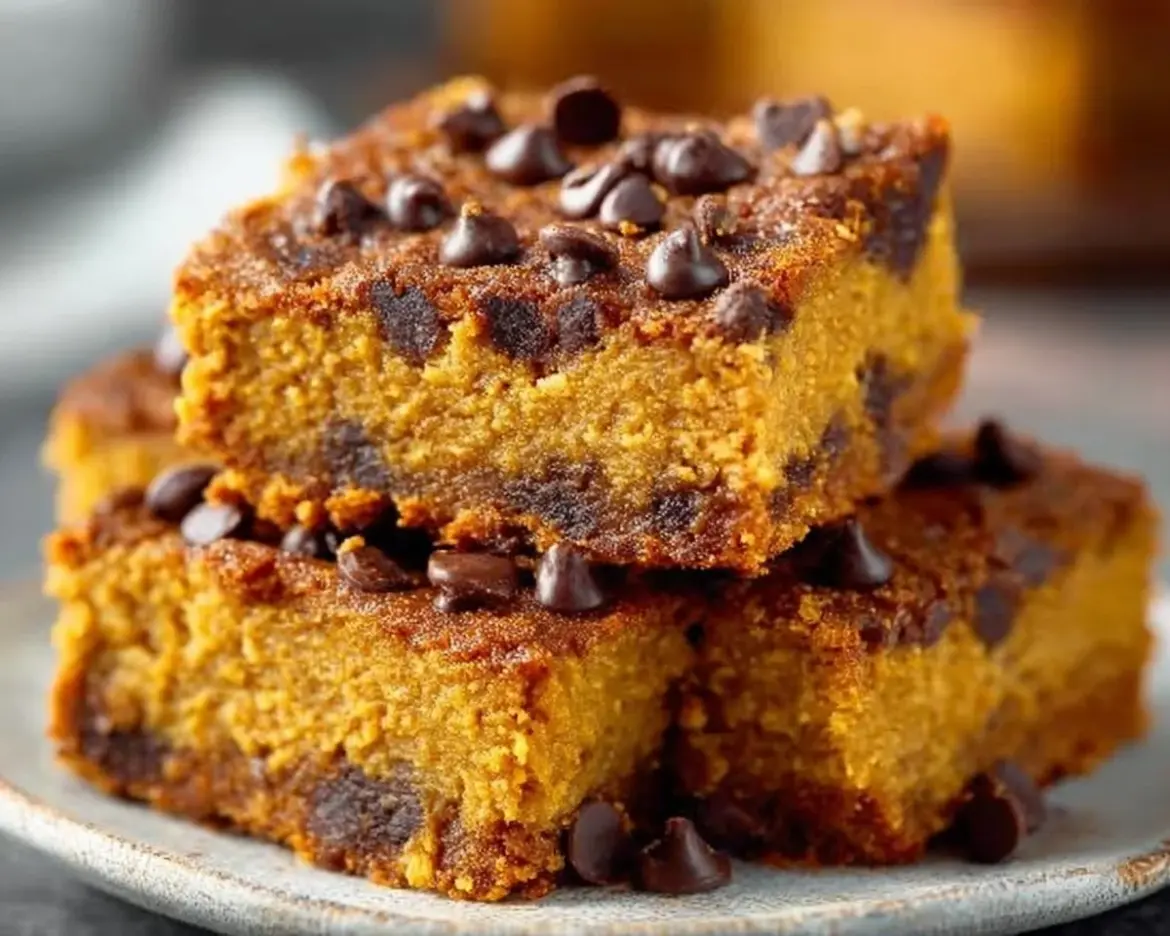 Healthy pumpkin pie bars made with nutritious ingredients for a guilt-free dessert.