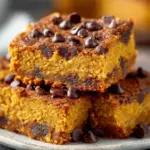 Healthy pumpkin pie bars made with nutritious ingredients for a guilt-free dessert.