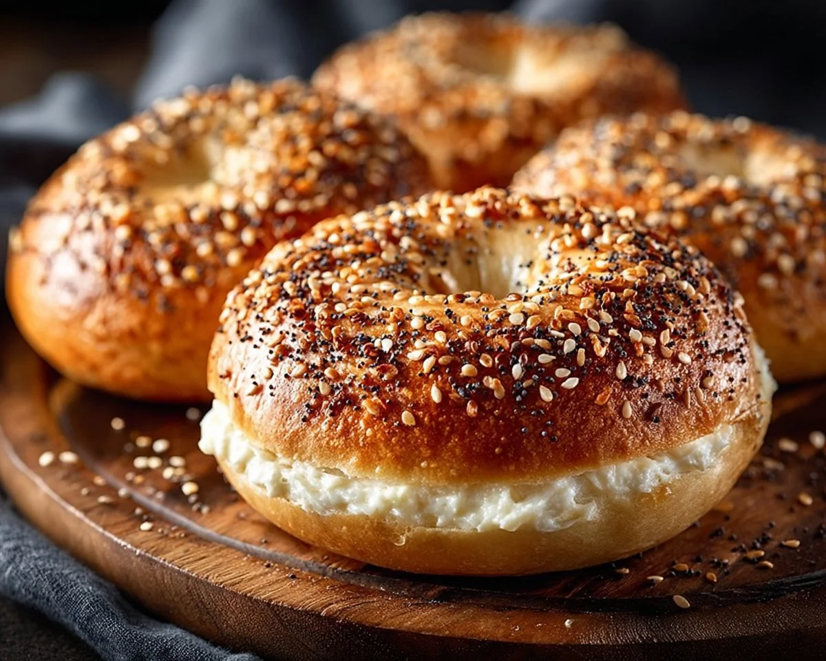 Homemade Sourdough Bagels