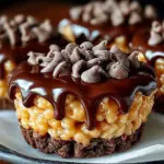 Irresistible chocolate peanut butter rice krispie cups dessert treat