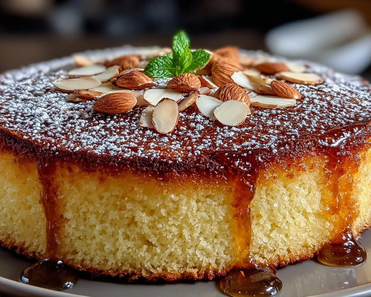 Italian Almond Ricotta Cake