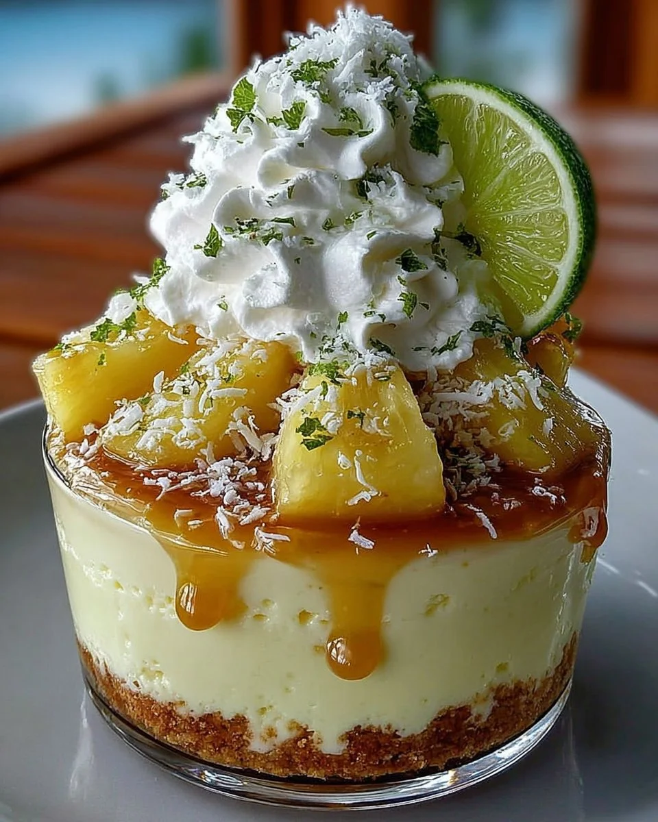 Key Lime Pie Cheesecake Pina Colada
