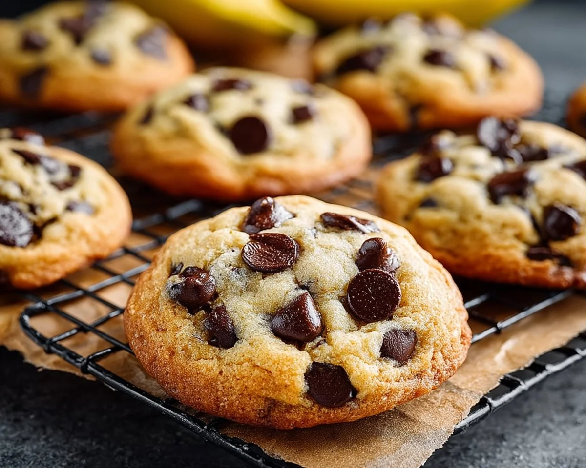 Mouthwatering Banana Chocolate Chip Cookies