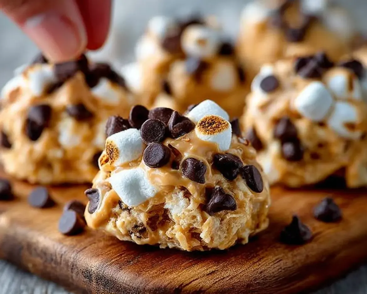 No-bake avalanche cookies recipe with chocolate and marshmallows