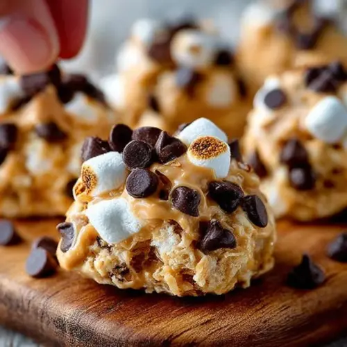No-bake avalanche cookies recipe with chocolate and marshmallows