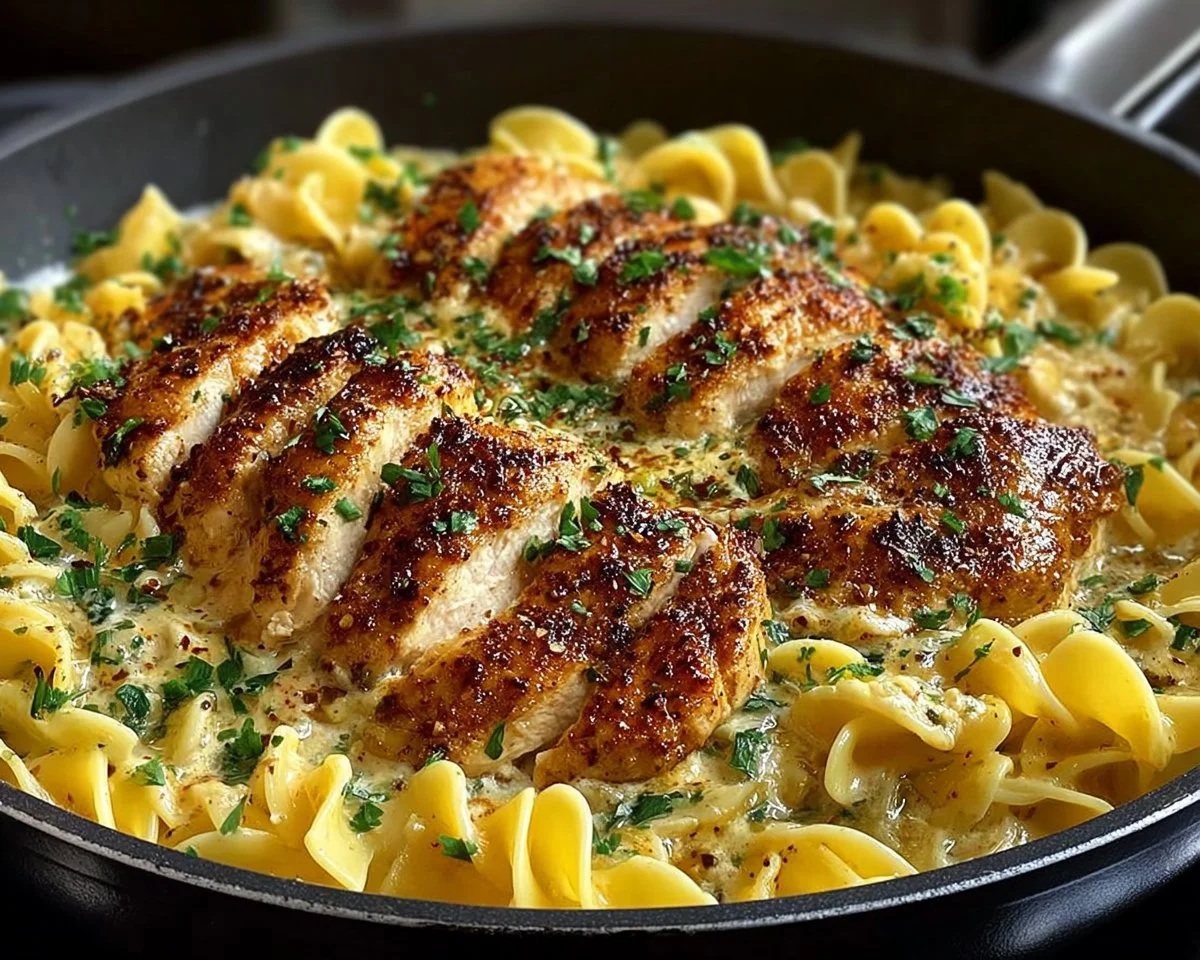 One-Pan Chicken with Buttered Noodles