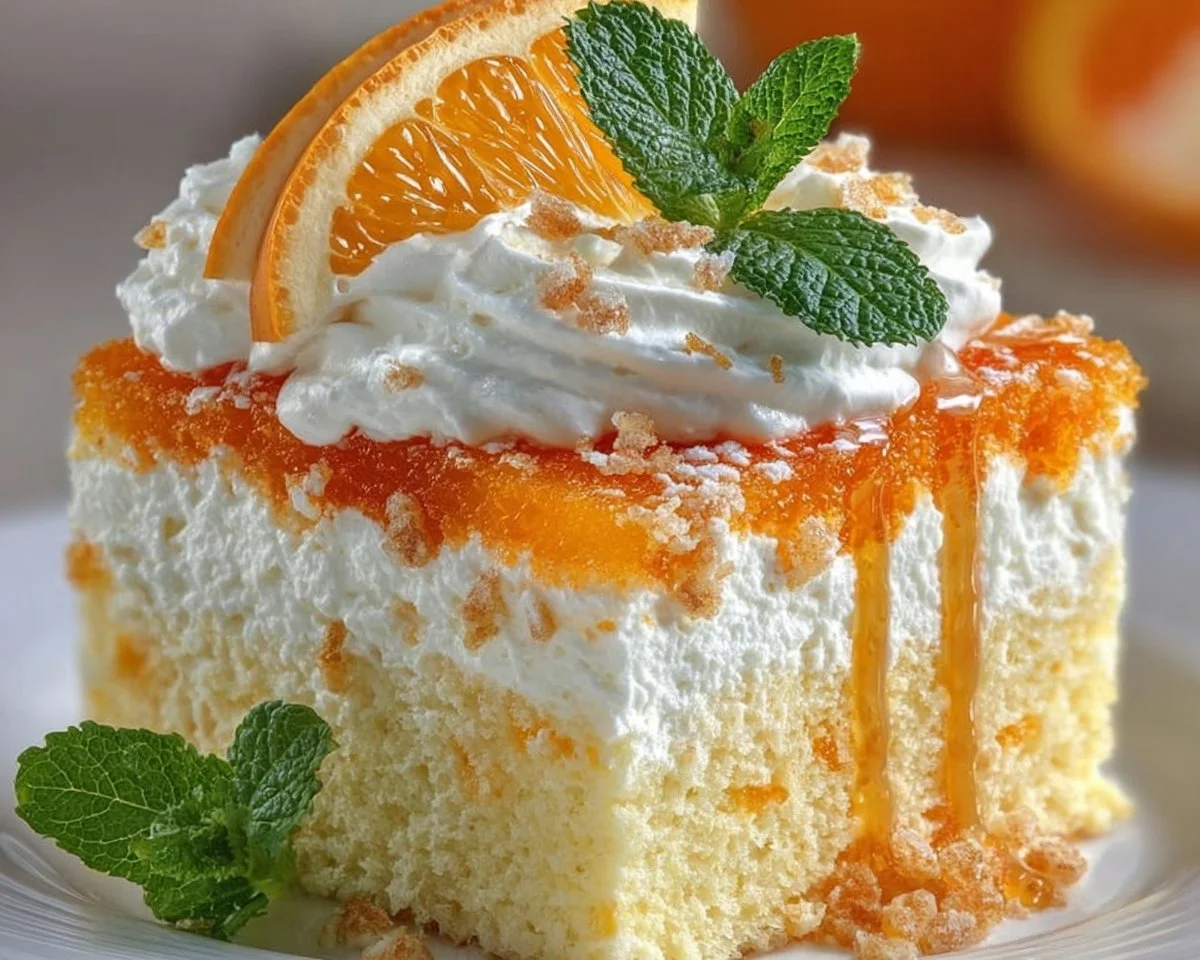 Orange Dreamsicle Cake