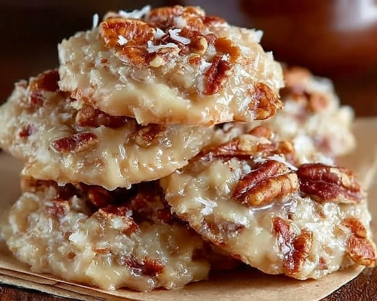 Pecan Coconut Praline Cookies