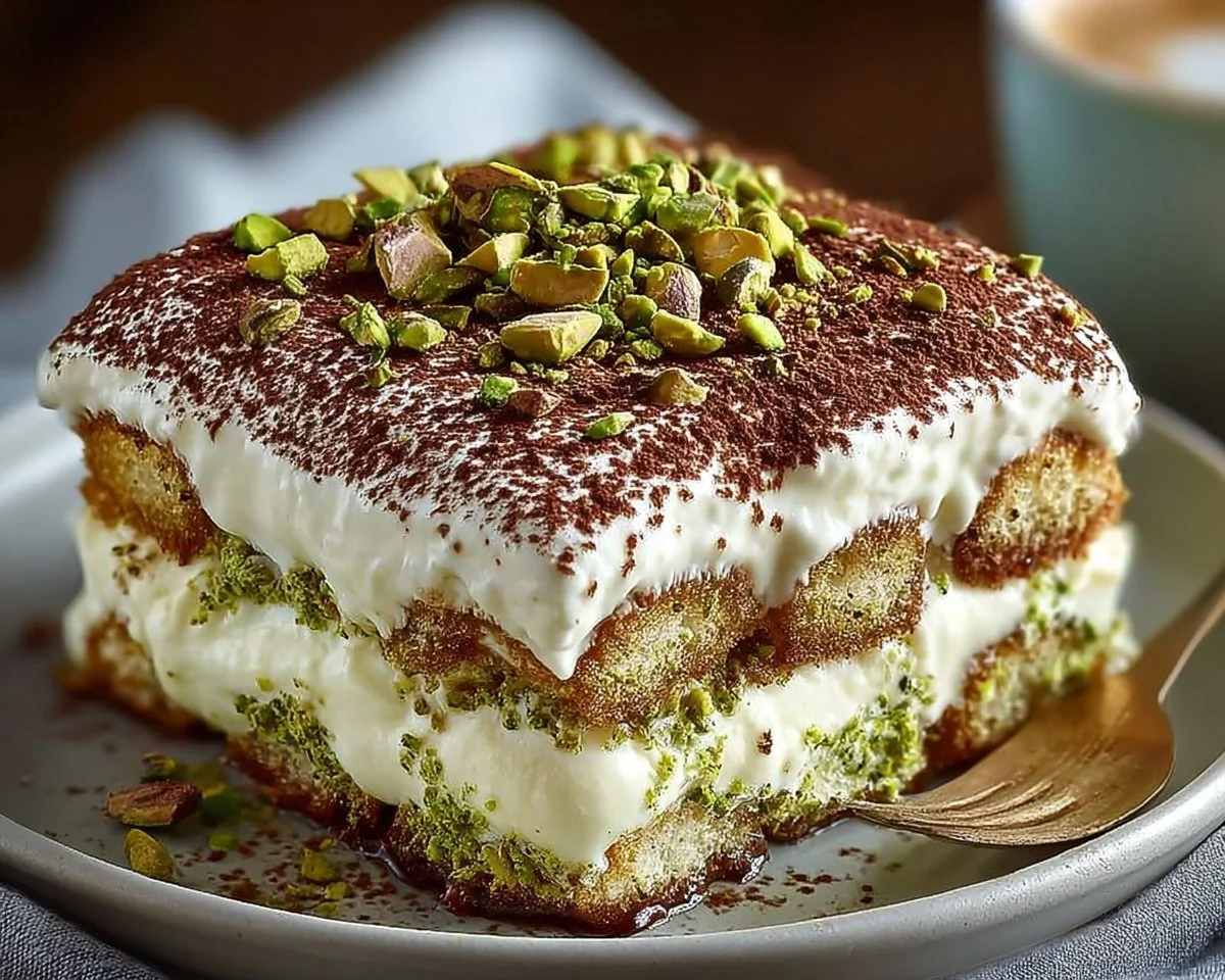 Pistachio Tiramisu