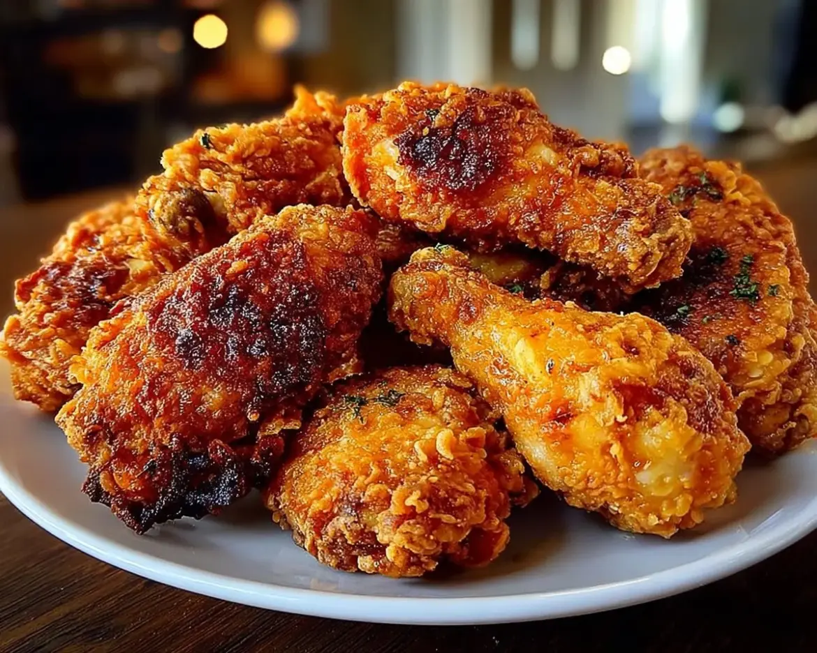 Delicious homemade CopyCat Fried Chicken inspired by Popeye's recipe