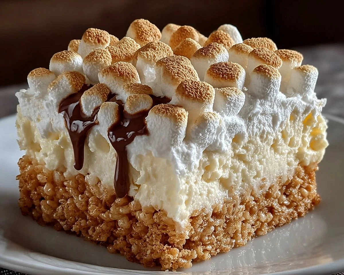 Rice Krispie Treat Cheesecake