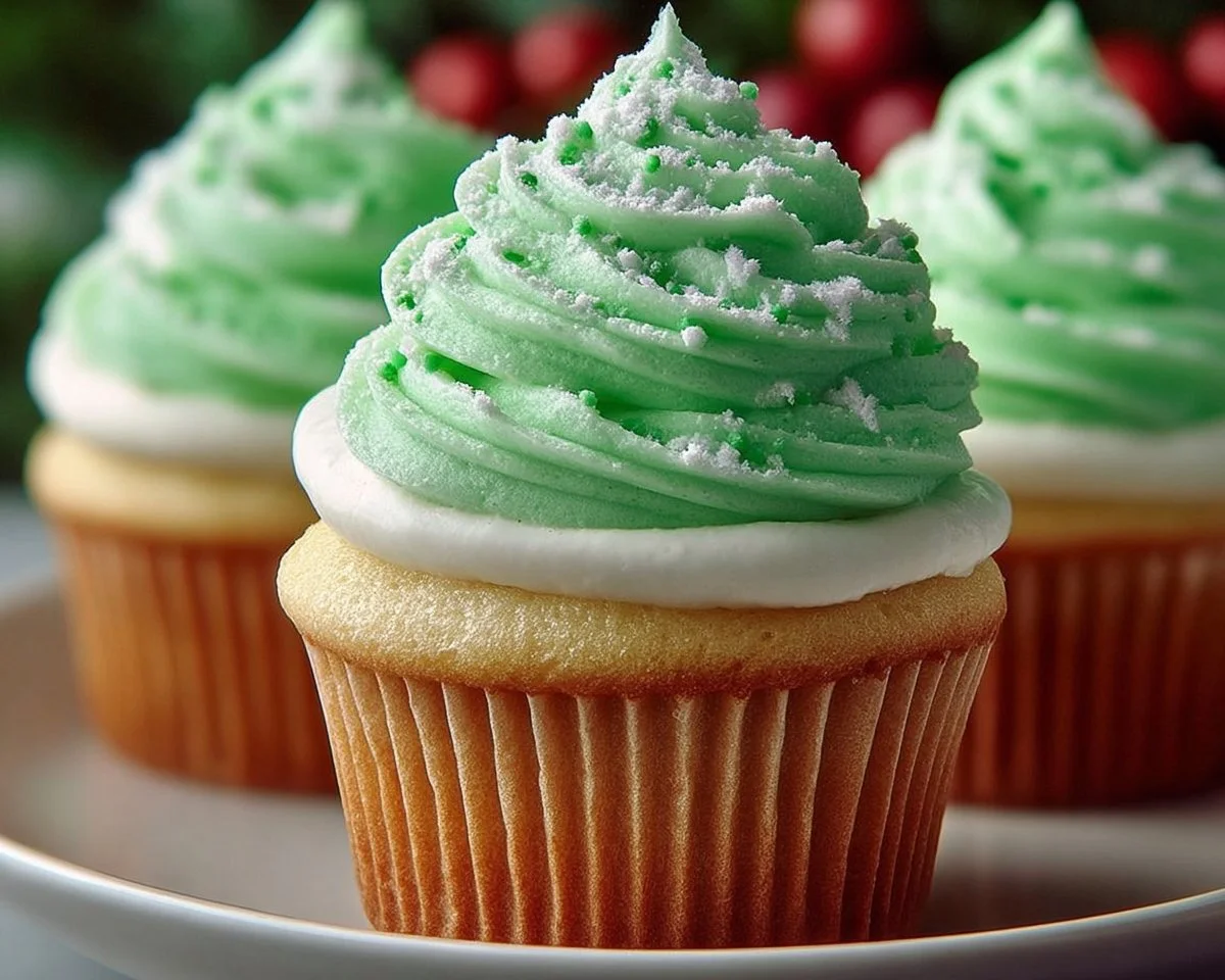 Shamrock Shake Cupcakes