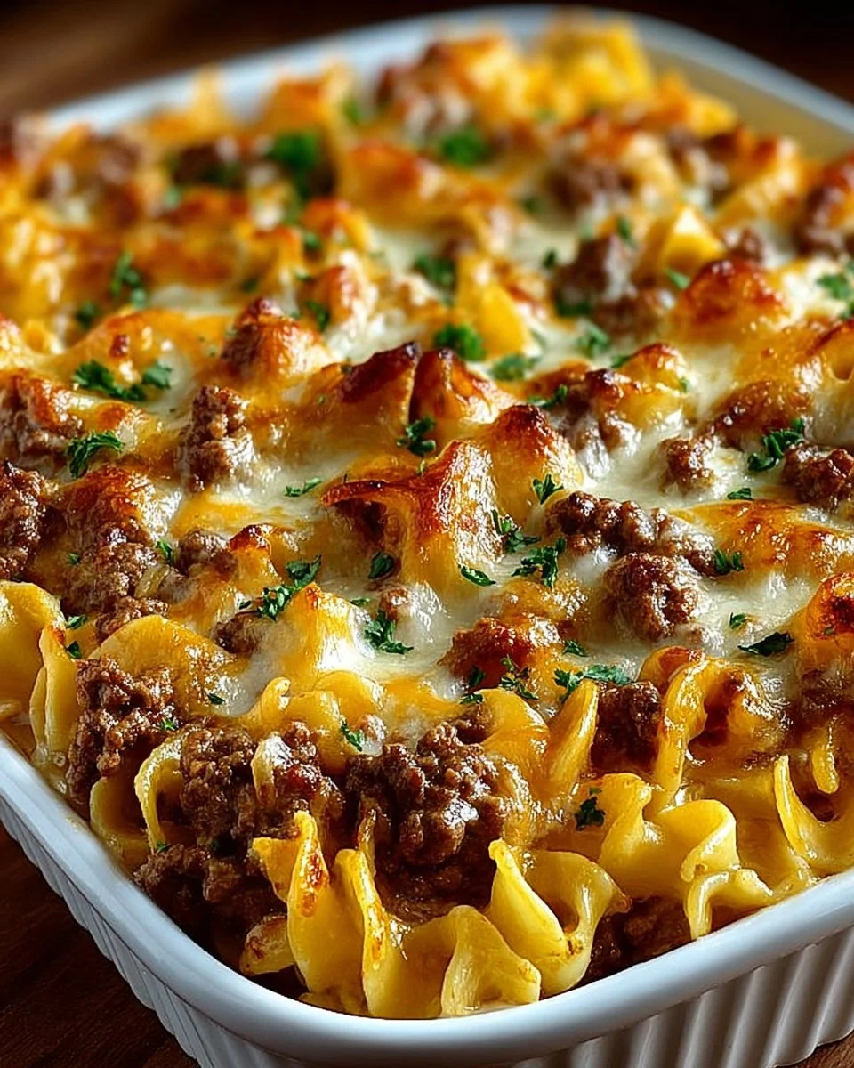 Sour Cream Beef Noodle Casserole