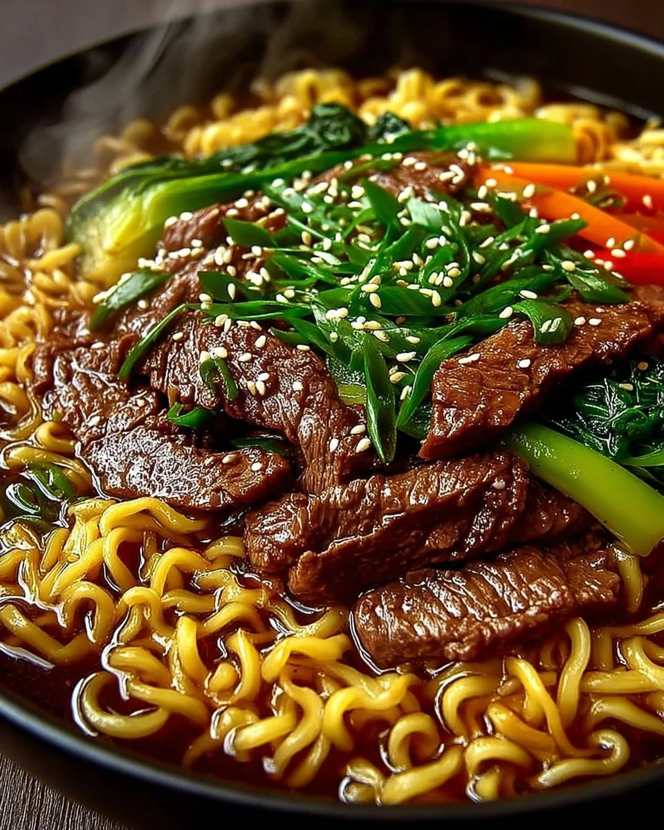 Steak Stir-Fried Ramen