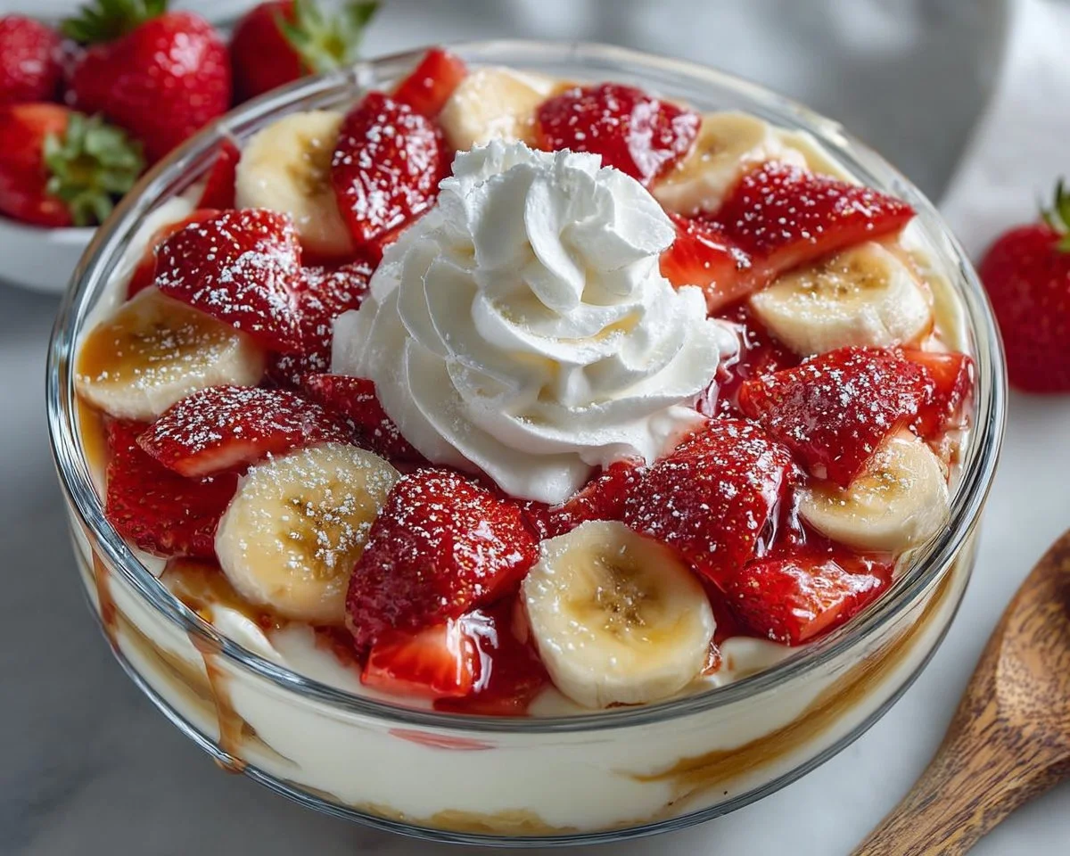 Strawberry Banana Pudding