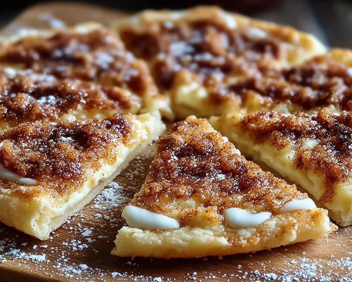 Sweet and Crunchy Cinnamon-Sugar Pizza