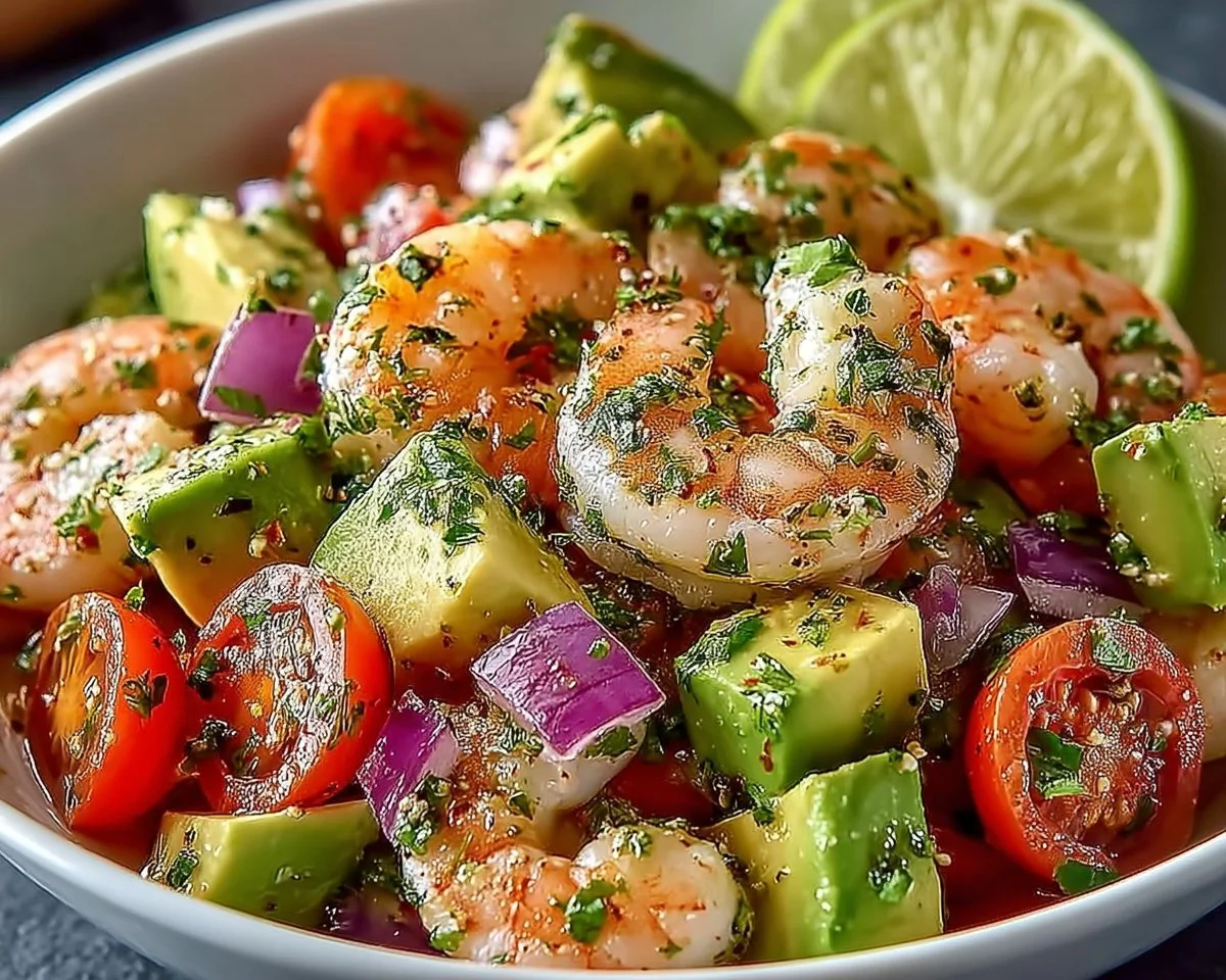 Zesty Lime Shrimp and Avocado Salad
